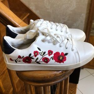 Floral sneakers